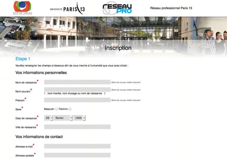 Université Paris 13 - Réseau Pro