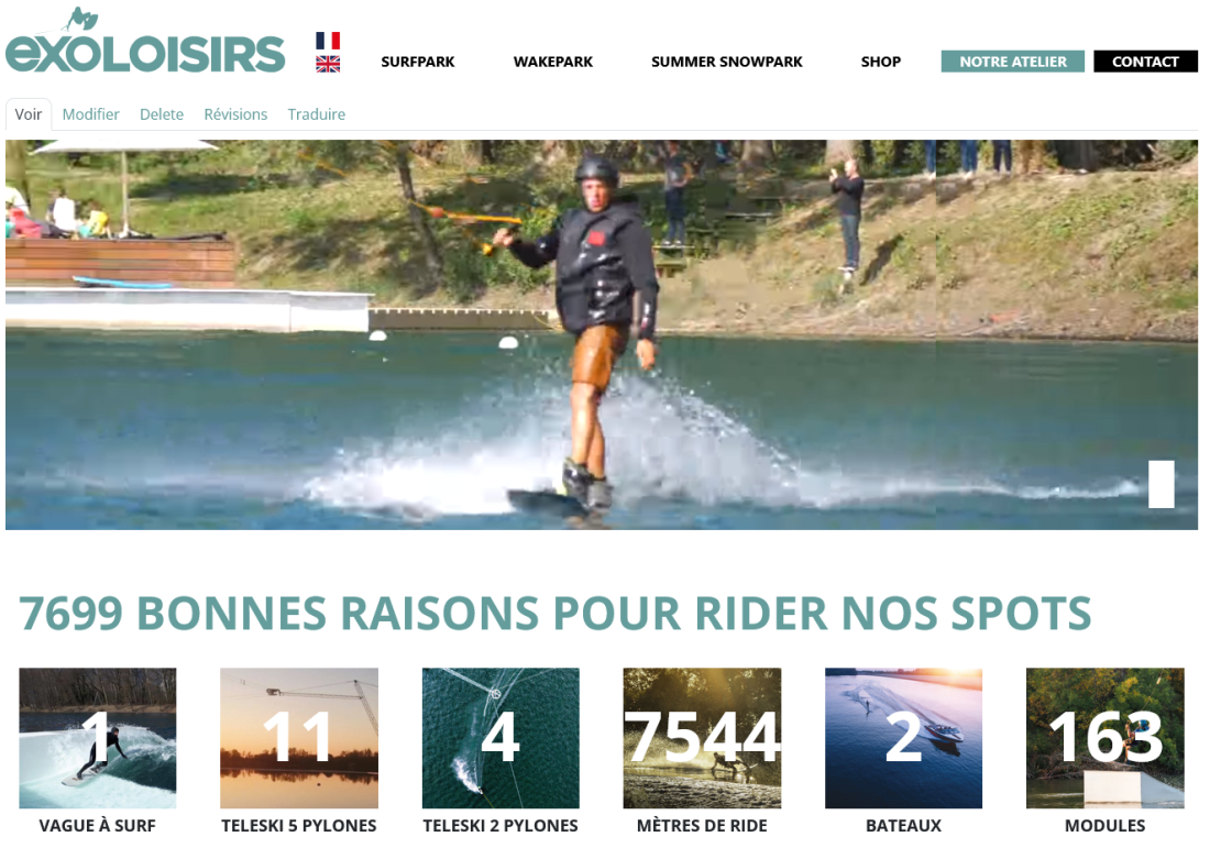 page exoloisirs