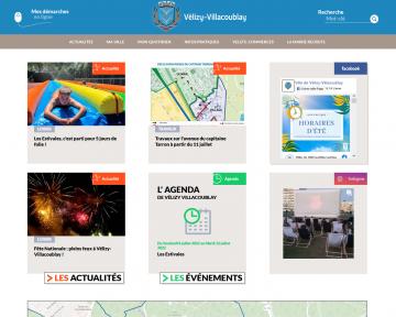 Site web de la Ville de Velizy - Villacoublay et intranet