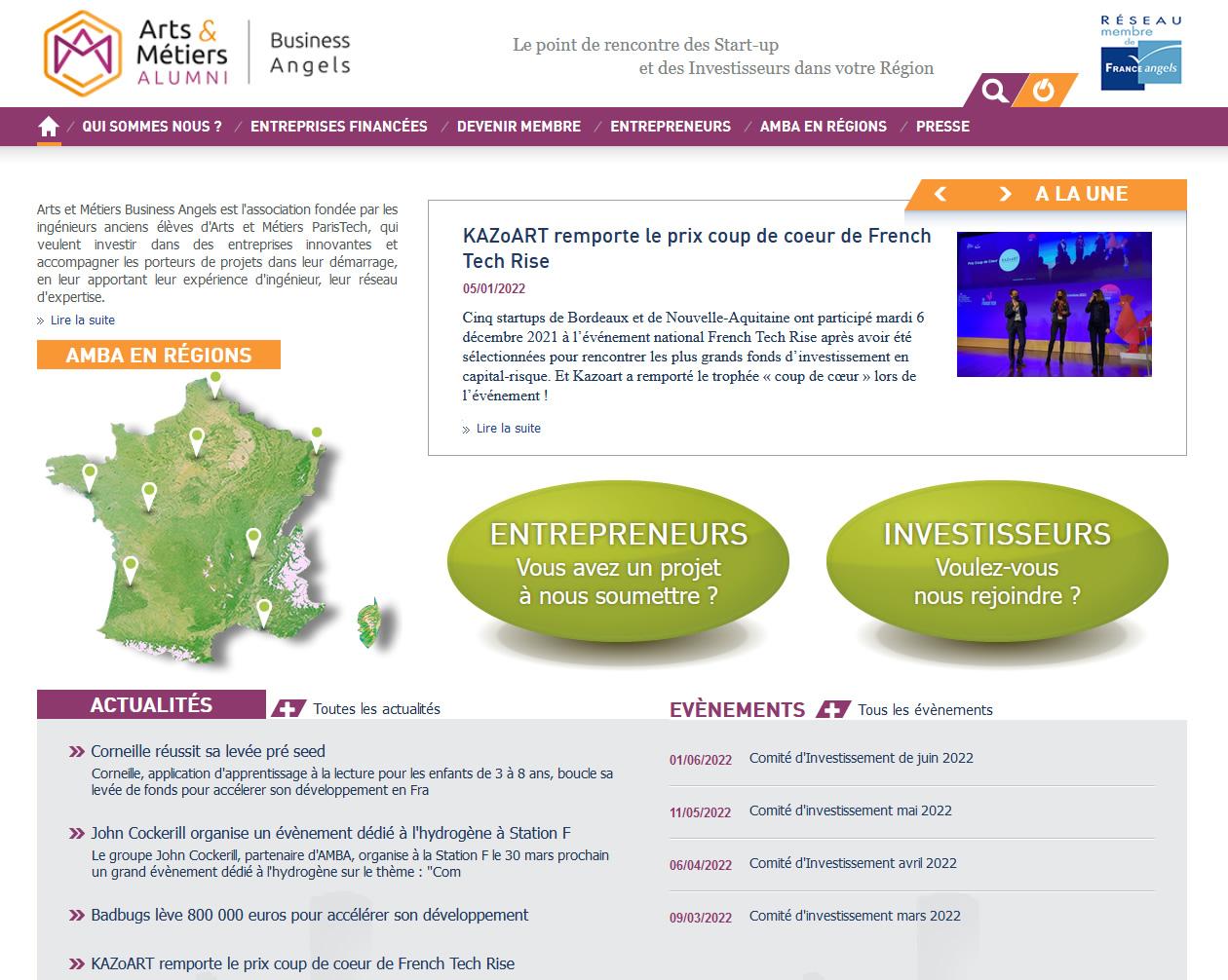 AMBA - Arts et Métiers Business Angels