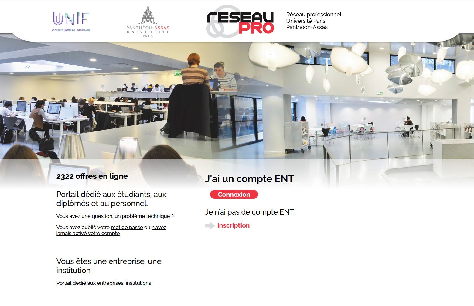 Université Panthéon Assas - Réseau Pro